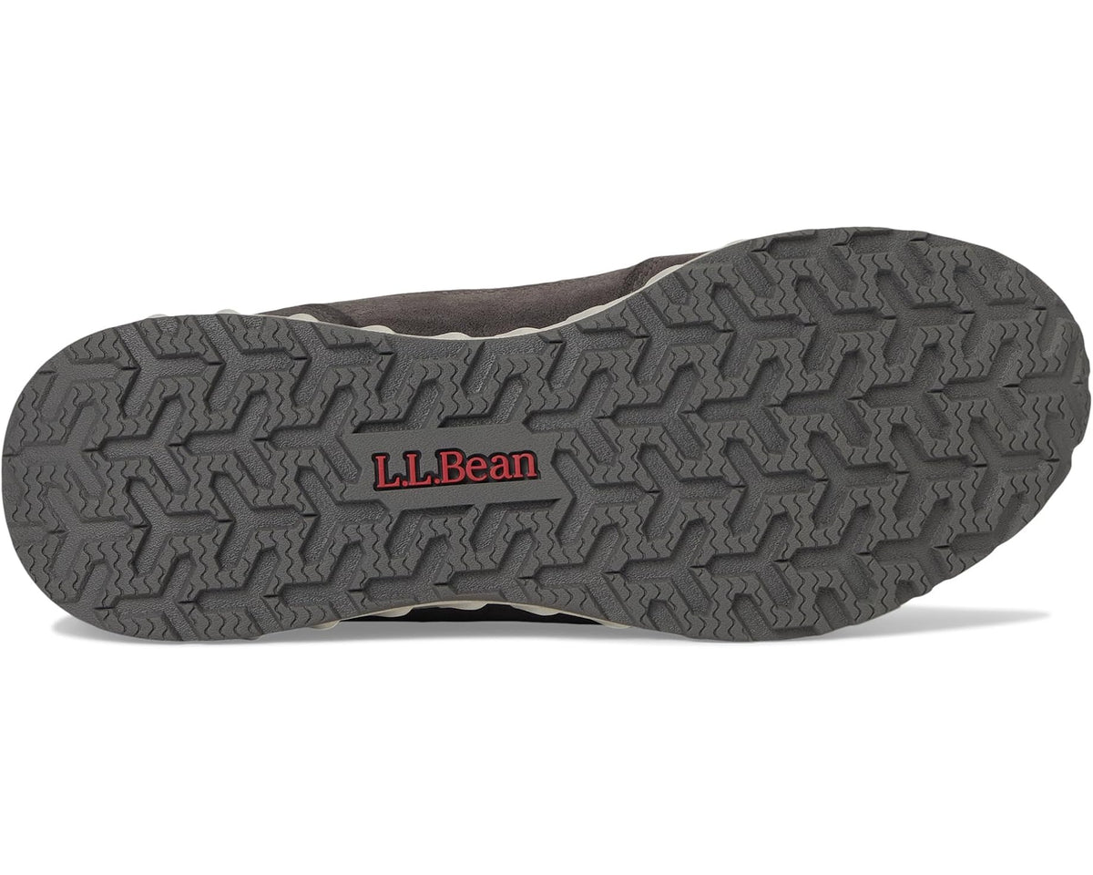 Men's L.L.Bean Snow Sneakers Waterproof Insulated Zip Front Graphite/Darkest Grey