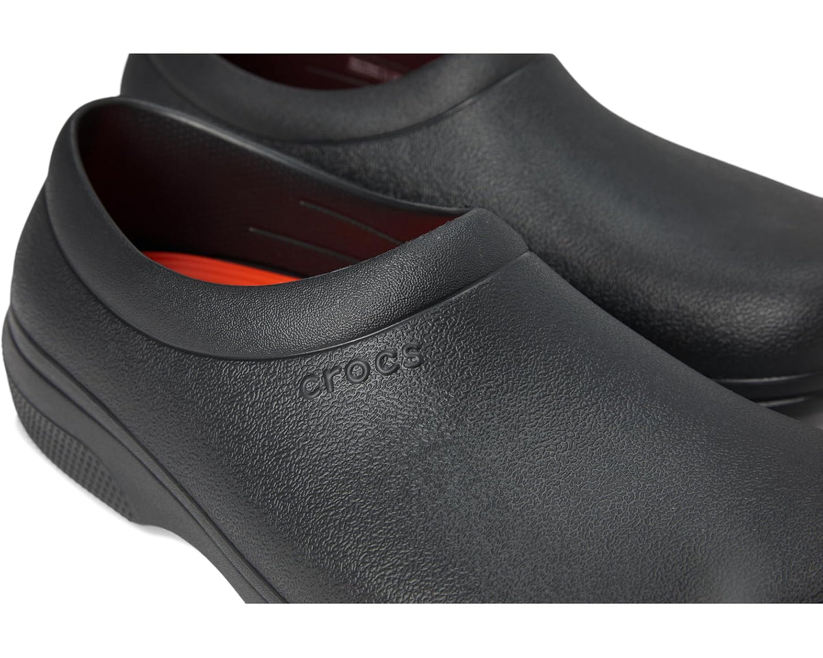 Unisex Crocs Work Work On The Clock Literide Slip-On Black
