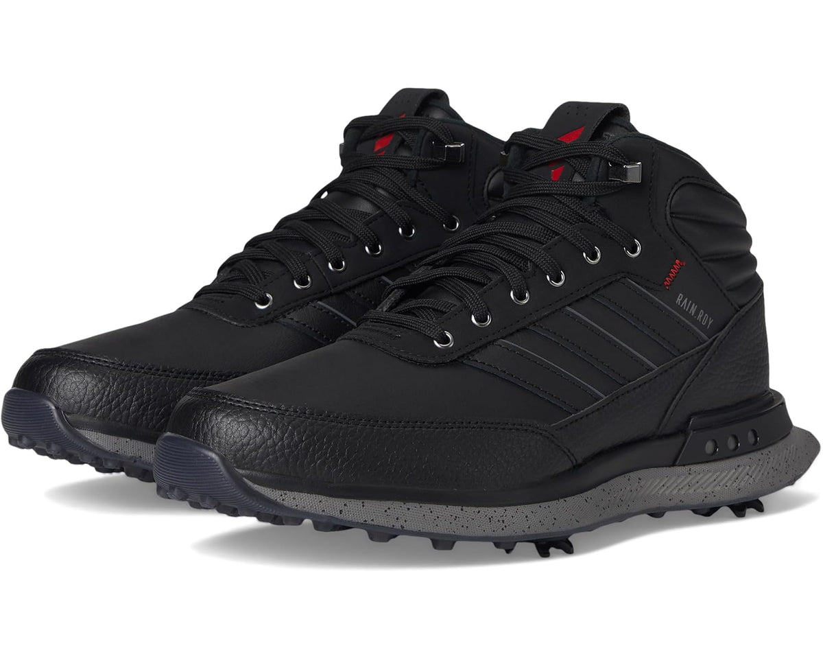 Unisex adidas Golf S2G RAIN.RDY Golf Shoes Core Black/Iron Metallic/Better Scarlet