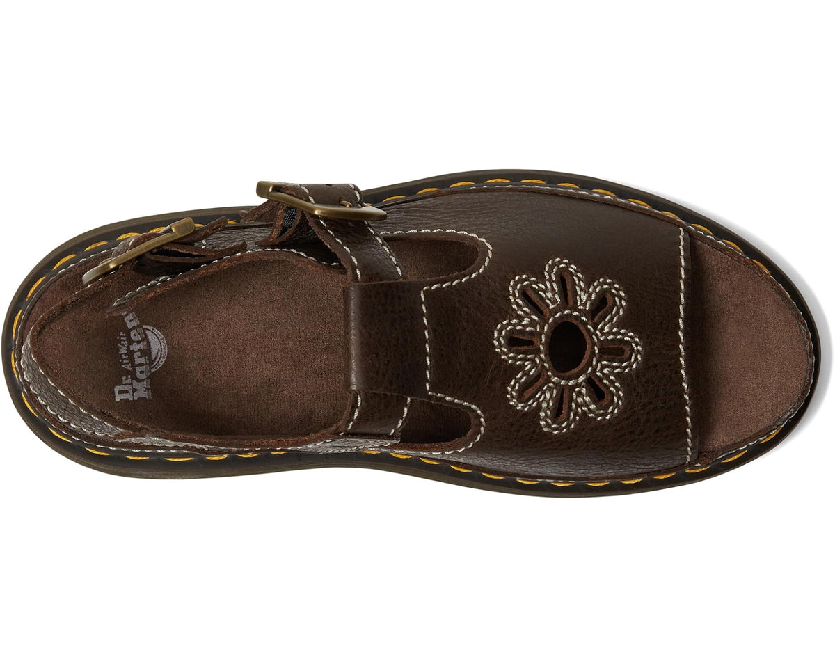 Unisex Dr. Martens Dunnet Flower Kelp Brown