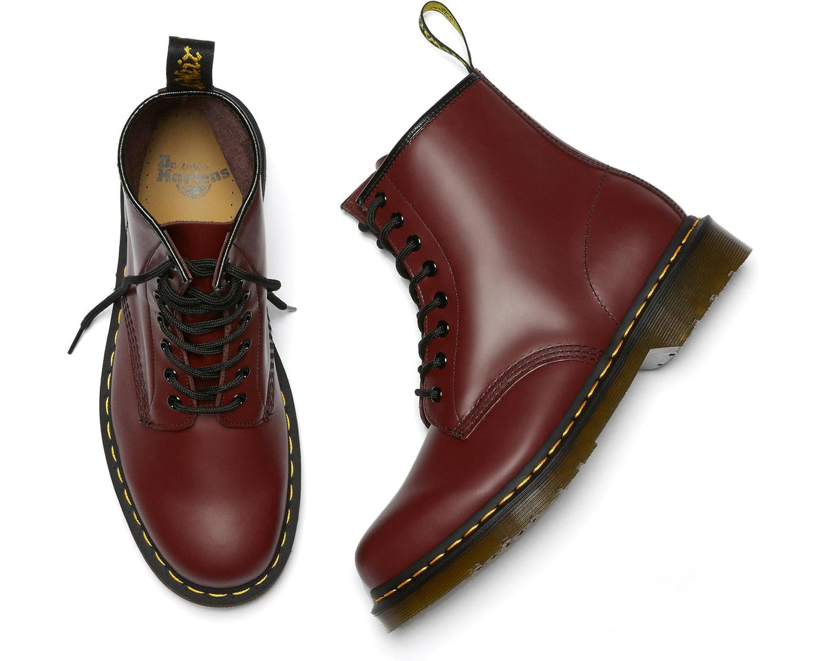 Unisex Dr. Martens 1460 Smooth Leather Boots Cherry Red Smooth