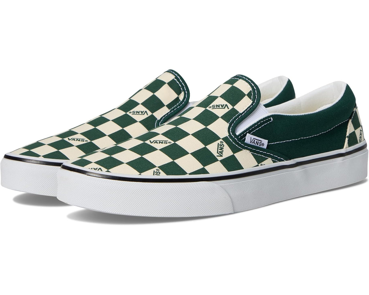 Unisex Vans Classic Slip-on Vans Check Emerald