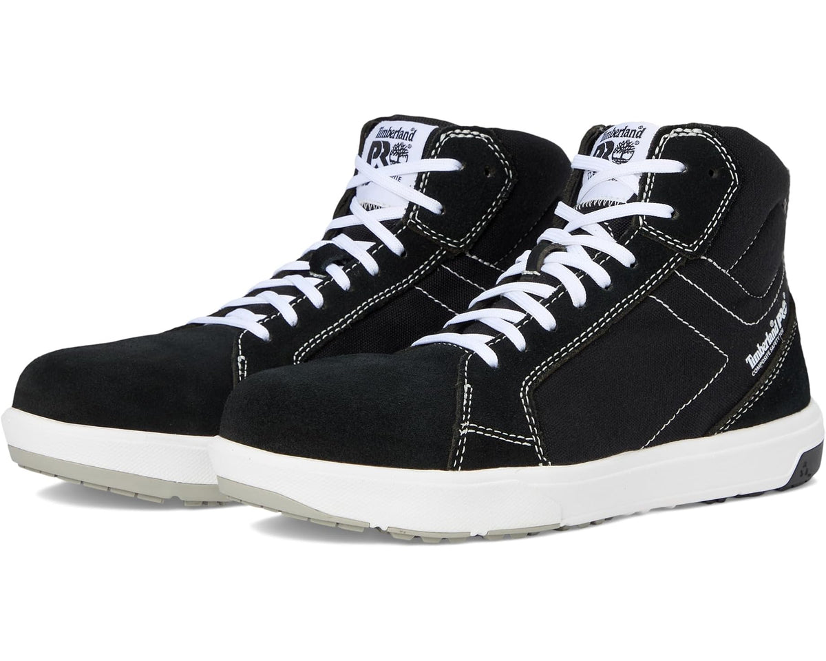 Unisex Timberland PRO Berkley Hi Composite Safety Toe Black/White 1