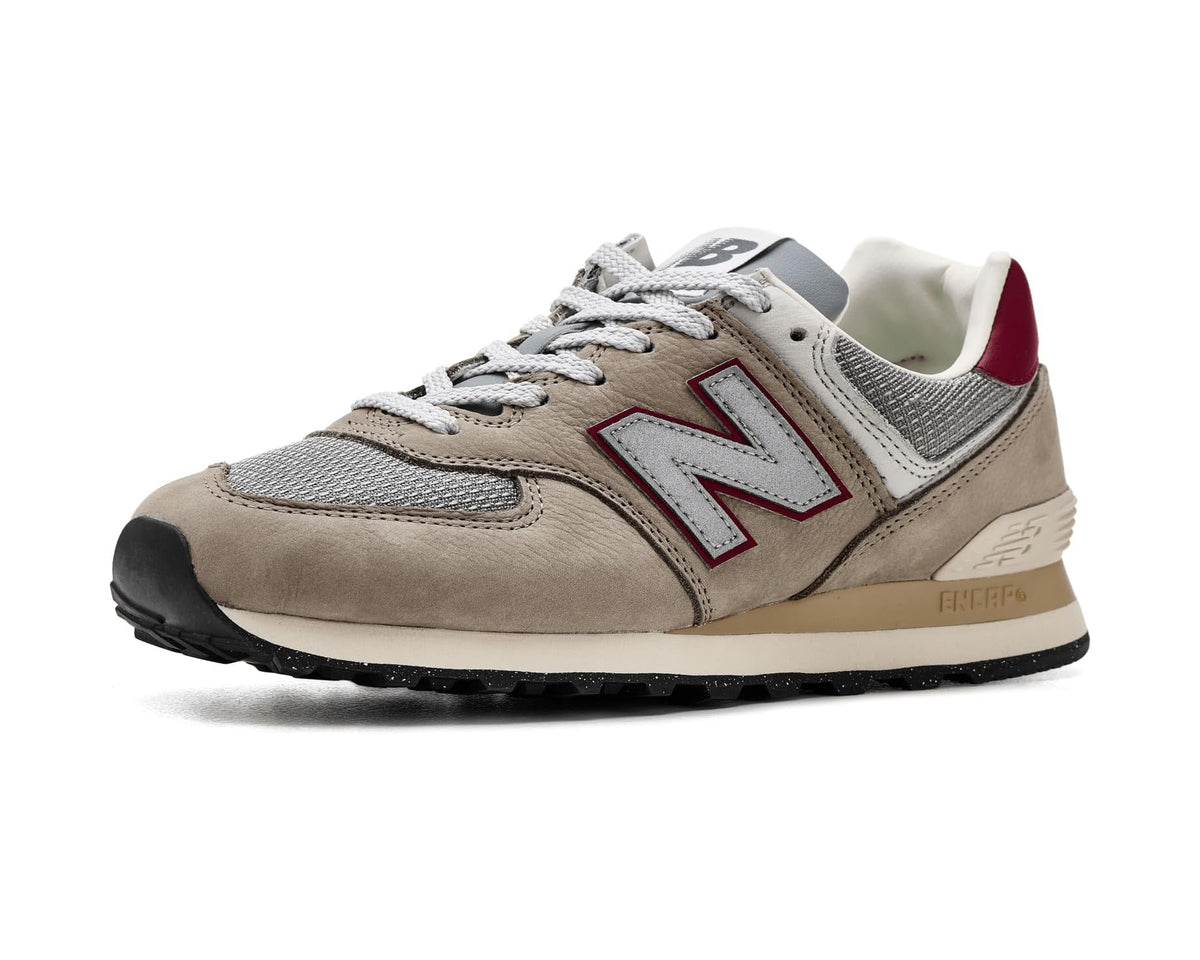 Unisex New Balance Classics U574v1 Arid Stone/Monarch Burgundy