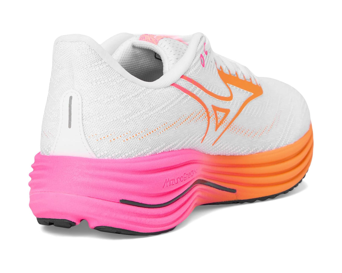 Unisex Mizuno Wave Rider 29 Hanabi White/Tang Orange