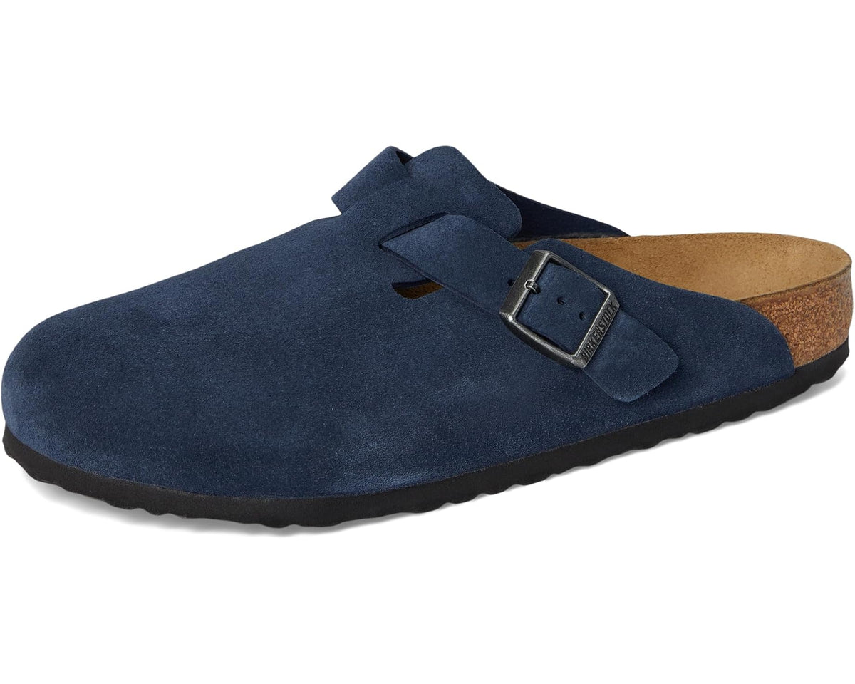 Unisex Birkenstock Boston - Suede (Unisex) New Navy