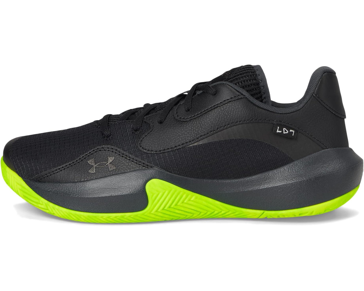 Unisex Under Armour Lockdown 7 Low Black/Black/Metallic Black