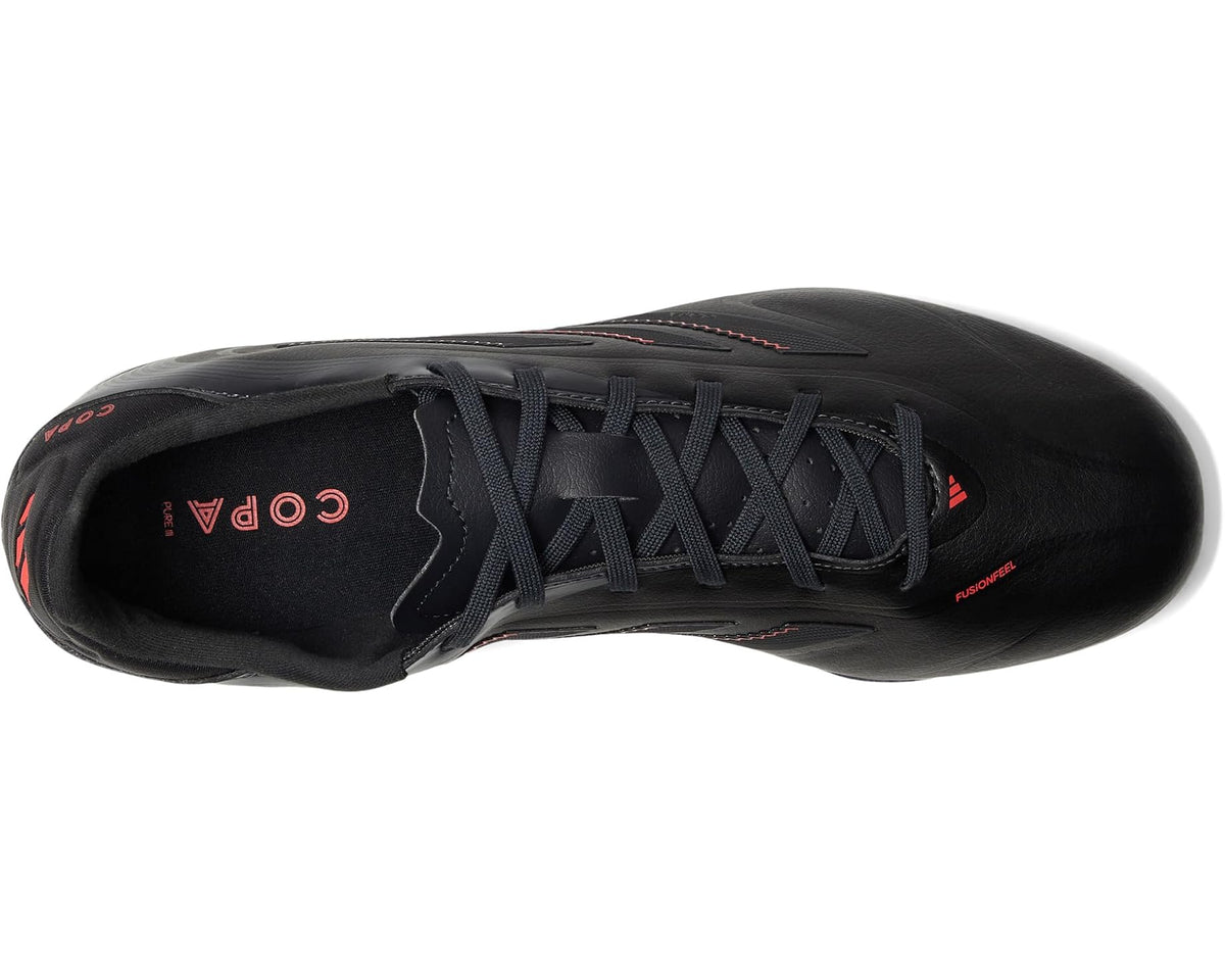 Unisex adidas Copa Pure 3 League Firm Ground/Multi Ground Soccer Cleats Black/Carbon/Lucid Red