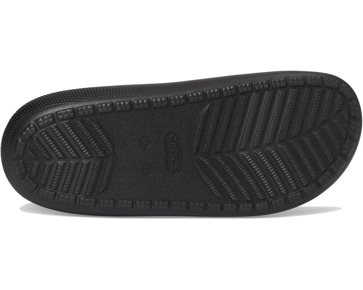Unisex Crocs Classic Puff Moc Black Suede