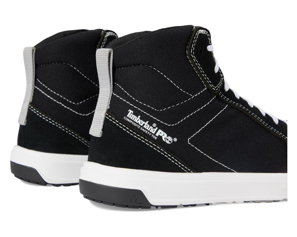 Unisex Timberland PRO Berkley Hi Composite Safety Toe Black/White 1