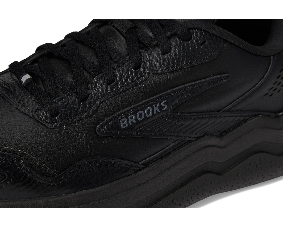Men's Brooks Ghost Max Leather Black/Black