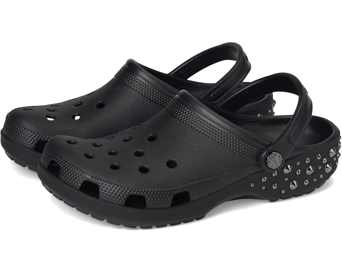 Unisex Crocs Classic Studded Clog Black