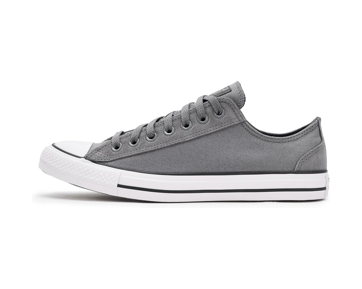 Unisex Converse Chuck Taylor All Star Canvas & Suede Low Top Darker Grey/Dark Matter/White