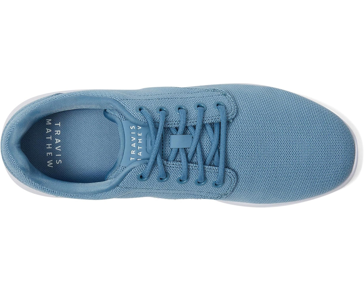 Men's TravisMathew The Daily 2.0 Knit Heather Provincial Blue