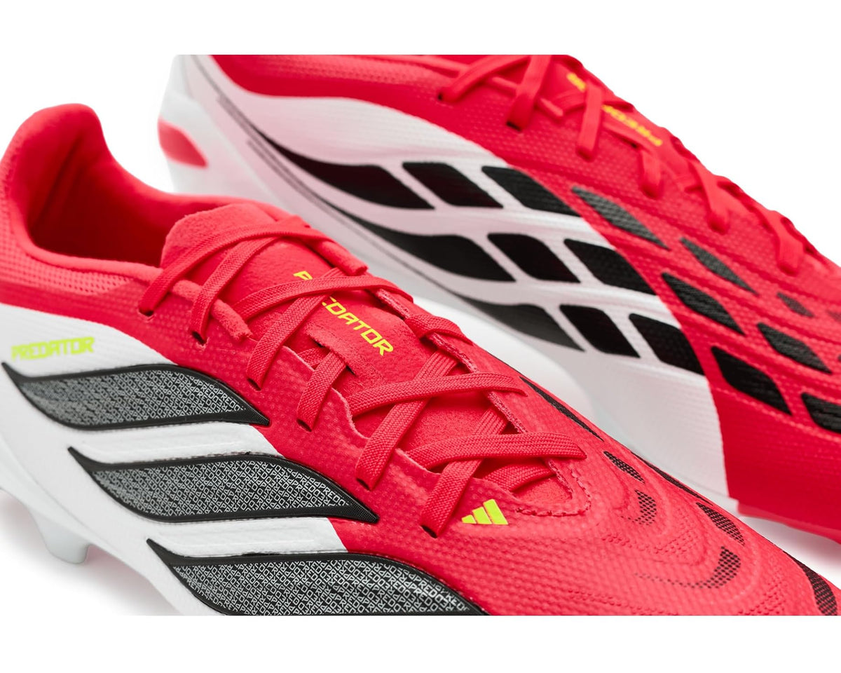 Unisex adidas Predator League Firm Ground Football Boots Soccer Cleats Lucid Red/Black/White