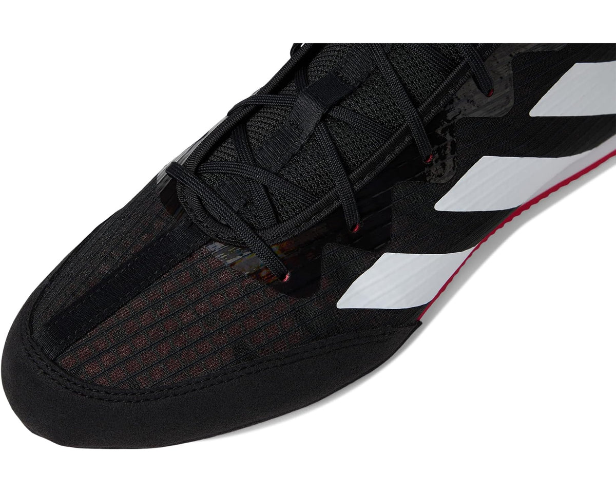 Unisex adidas Box Hog 4 Black/White/Pure Ruby