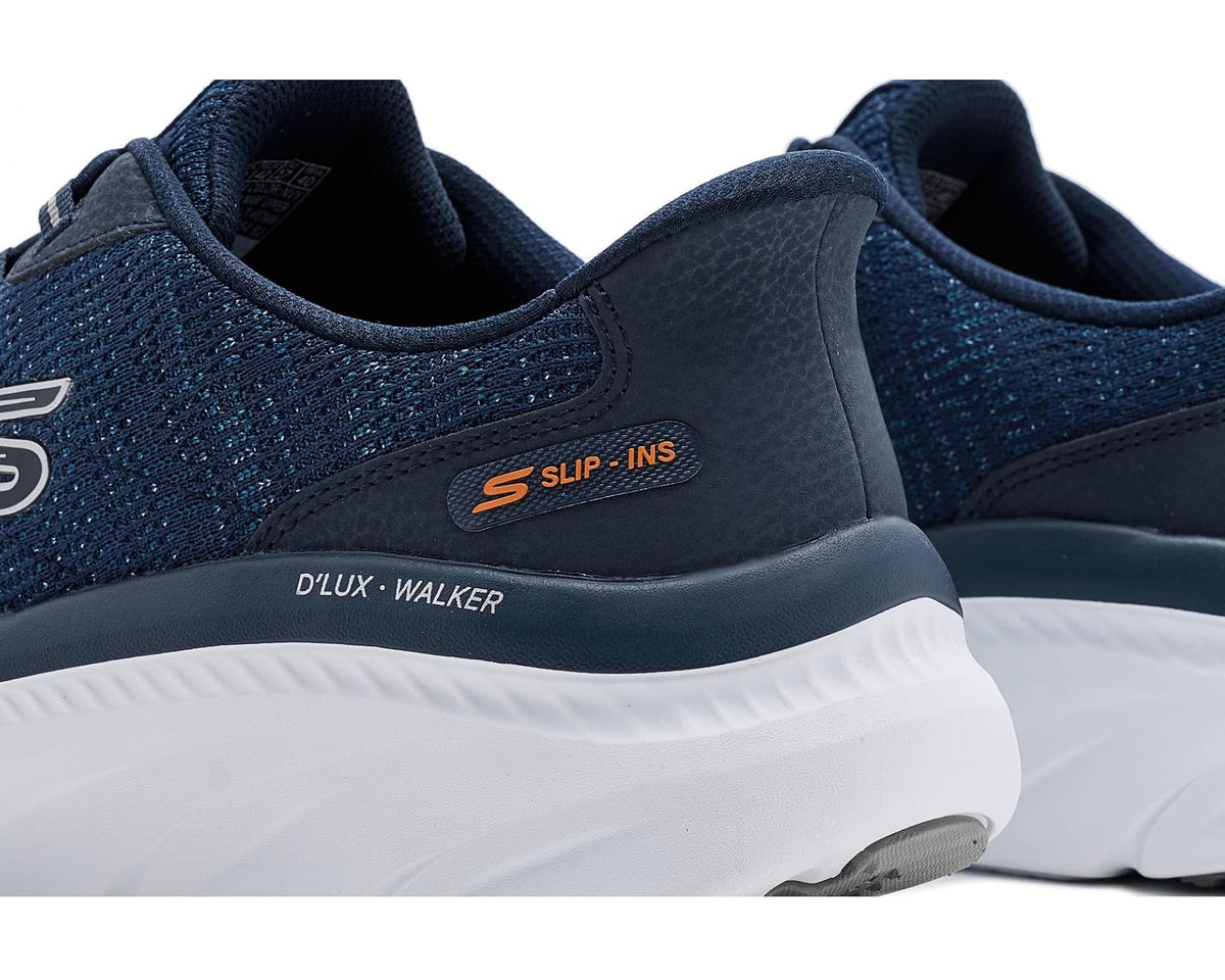Men's SKECHERS D'Lux Walker 3.0 Drevven Hands Free Slip-In Navy