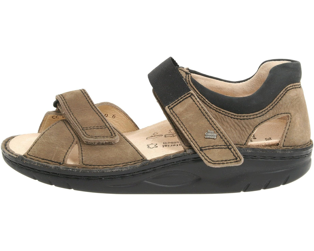 Unisex Finn Comfort Samara - 1560 Mud/Black Leather