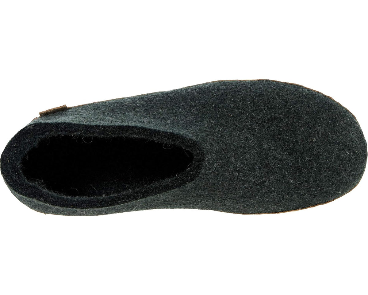 Unisex Glerups Wool Shoe Leather Outsole Forest
