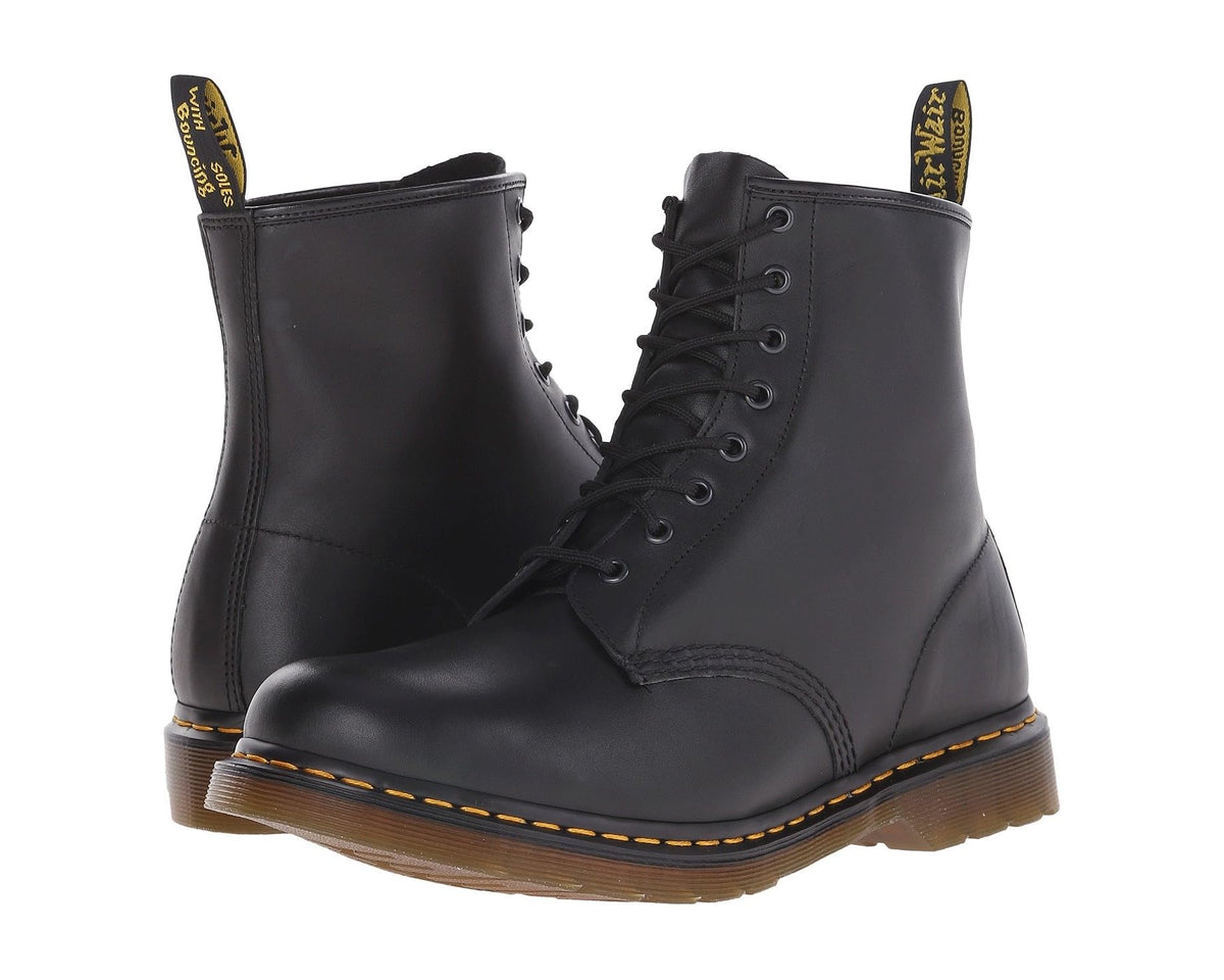 Unisex Dr. Martens 1460 Nappa Leather Lace Up Boots Black Nappa