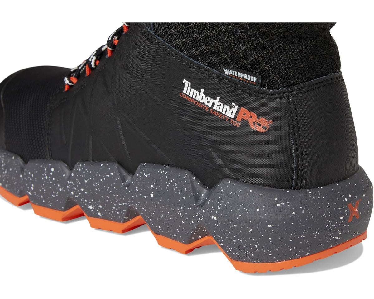Men's Timberland PRO Morphix 6 Composite Safety Toe Waterproof Black/Orange