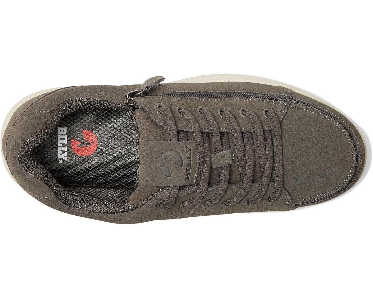 Men's BILLY Footwear Comfort Plush Charcoal Suede