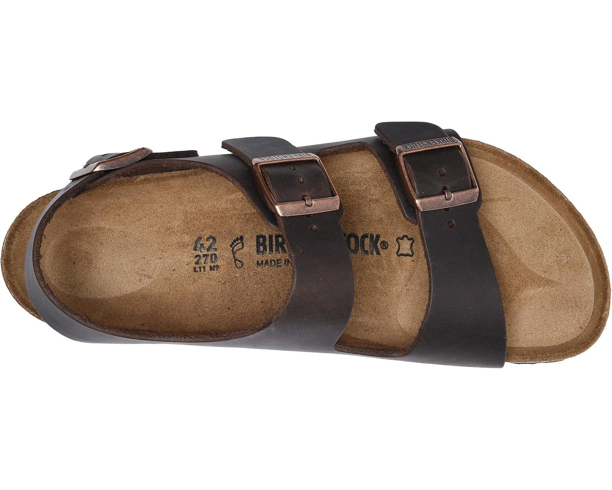 Unisex Birkenstock Milano - Oiled Leather (Unisex) Habana Oiled Leather
