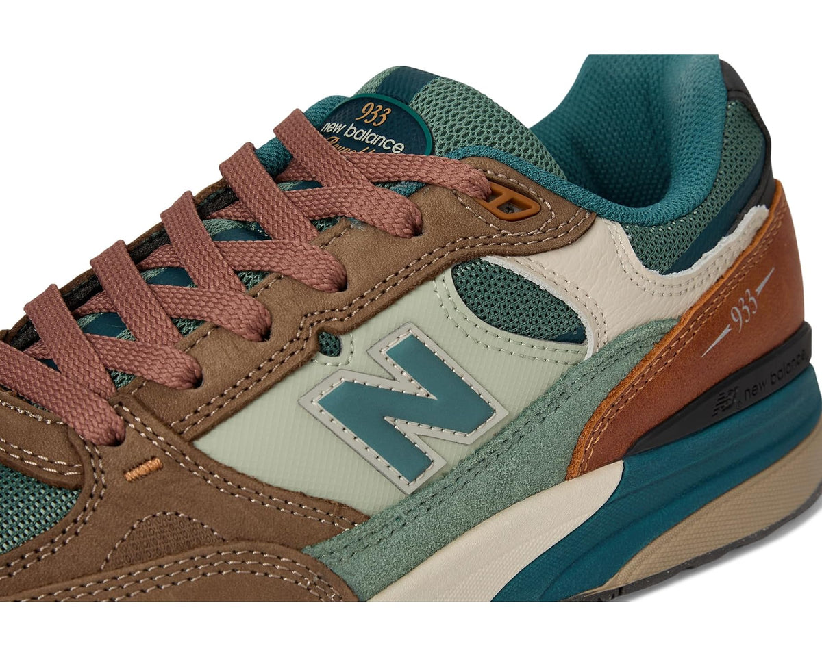 Unisex New Balance Numeric 933 Andrew Reynolds Tan/Teal