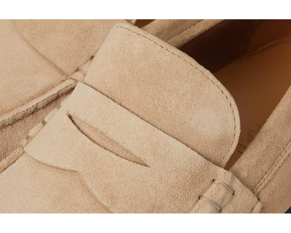 Men's Cole Haan Pinch Prep Penny Loafer Birchbeige Suede/Dark Chocolate
