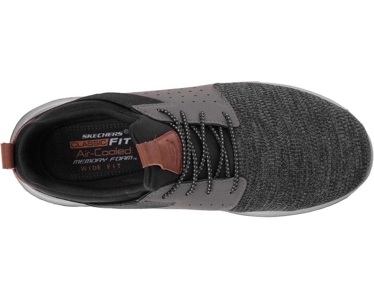 Men's SKECHERS Classic Fit Delson Camben Black/Gray