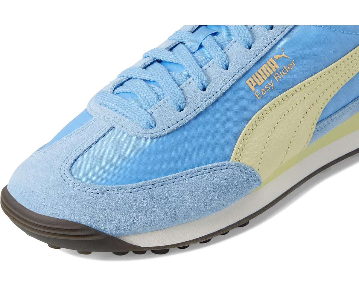 Women's PUMA Easy Rider Vintage Shoes Team Light Blue/Gold Moon