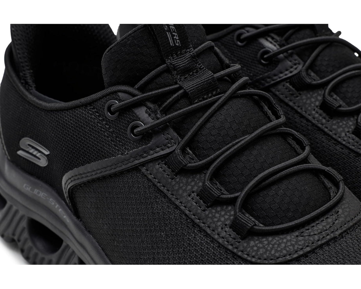 Men's BOBS from SKECHERS Bobs Arch Waves - Slick Turn Slip-ins Black/Black