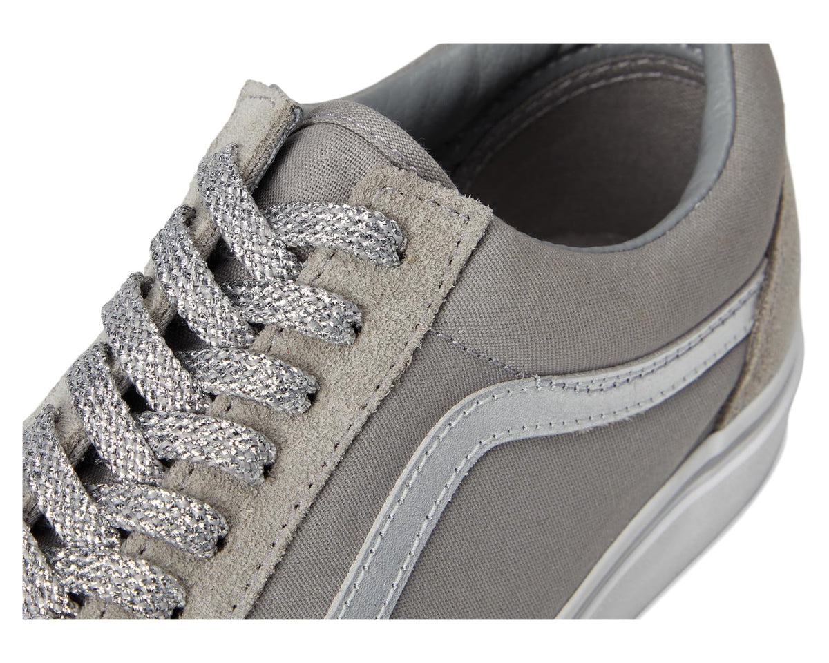 Unisex Vans Old Skool Metallic Pop Gray