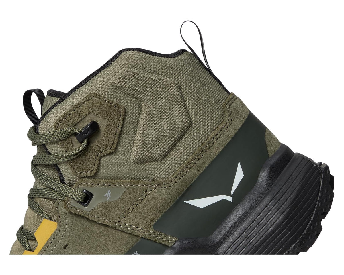 Men's SALEWA Pedroc 2 Leather Mid Ptx Faded Green/Dark Olive