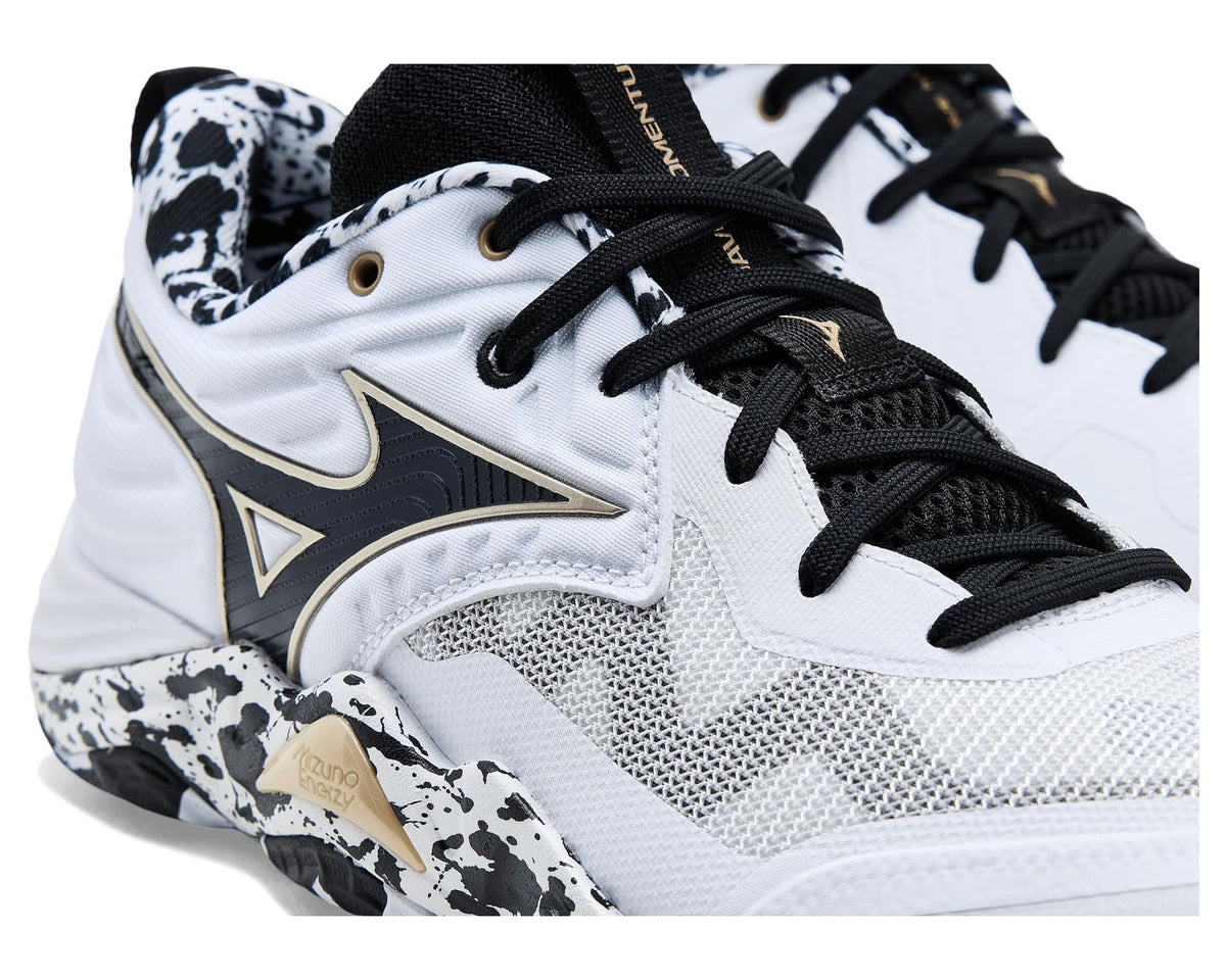 Unisex Mizuno Wave Momentum 4 Elite White/Gold