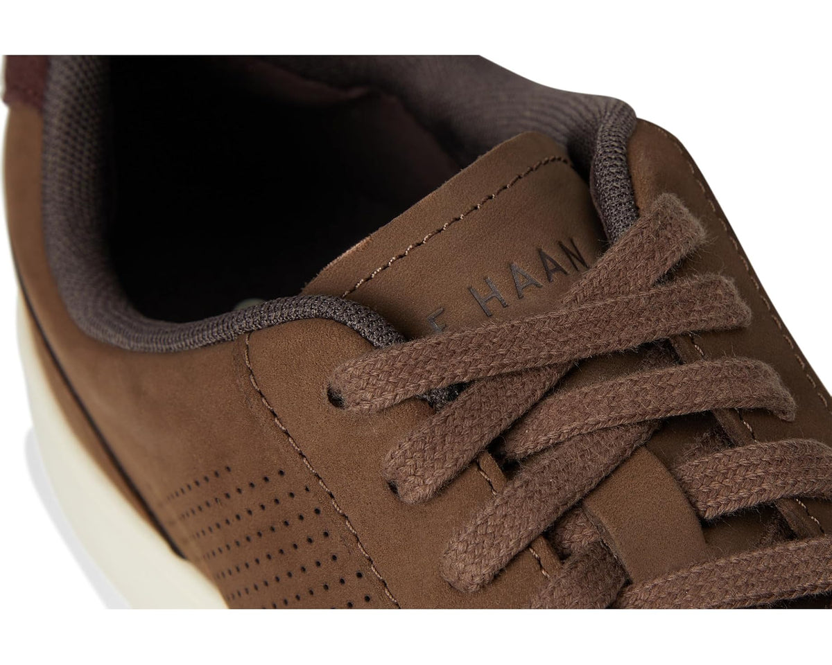Men's Cole Haan Grand Crosscourt Modern Perf Sn Truffle Nubuck/Madeira/Ivory